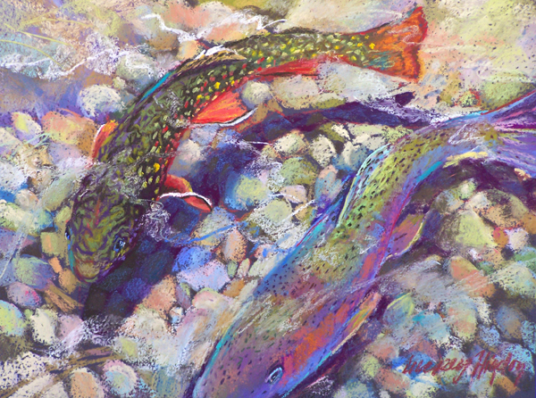 "Diversity"—Soft Pastel Image size 15" x 11" Framed size 29" x 25"— SOLD Available as a limited edition fine art reproduction. SLH-diversity-web.jpg